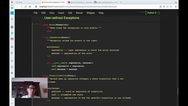 User-defined Exceptions with Python ? смотреть онлайн