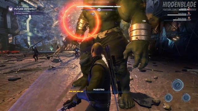 Marvel's Avengers - Maestro Hulk Final Boss Fight + Ending Cutscenes (Hawkeye Future Imperfect DLC) смотреть онлайн