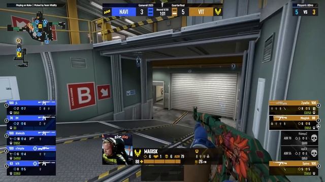 S1MPLE Vs ZYWOO! - NaVi Vs Vitality - HIGHLIGHTS - Gamers8 2023 L CSGO