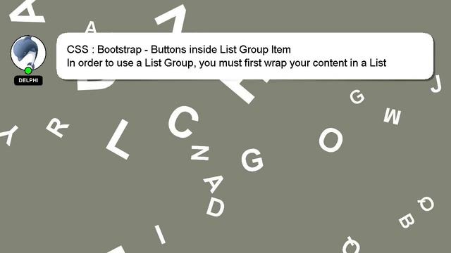 CSS : Bootstrap - Buttons inside List Group Item смотреть онлайн