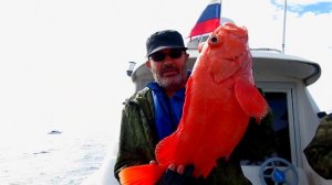 Трофейная рыбалка в Тихом океане на Камчатке