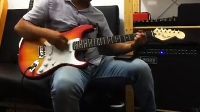 Jual Gitar Murah Fender Stratocaster Cherry Custom смотреть онлайн