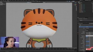 УРОК 2 ?МИНИ КУРС? ТИГР В BLENDER - Мордочка и ушки