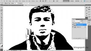 Как сделать из фото однослойный трафарет. (Фотошоп)