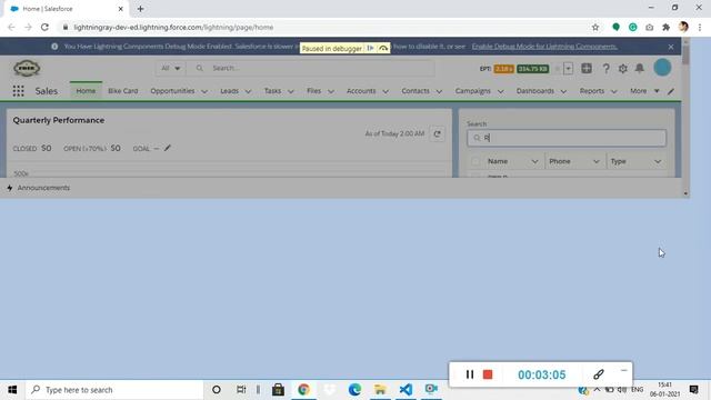 Debugging Lightning web component смотреть онлайн