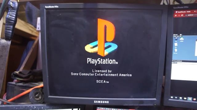 PS1 VGA, No Up-scaler