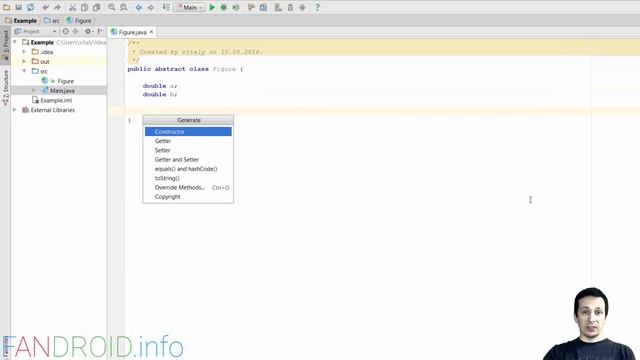 Урок 11. Основы JAVA. Абстрактные классы и методы в java смотреть онлайн
