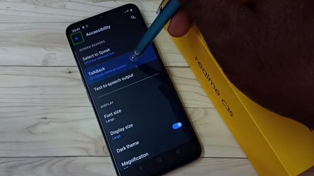 Realme C35 : How To Turn OFF TalkBack