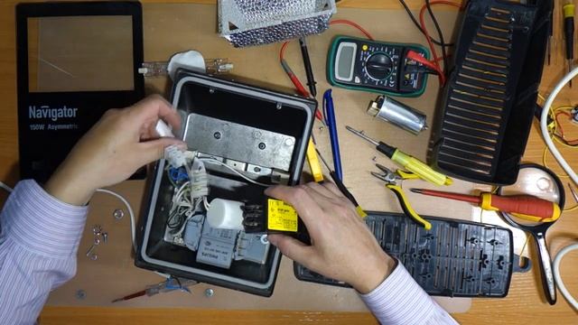 Ремонт прожектора 