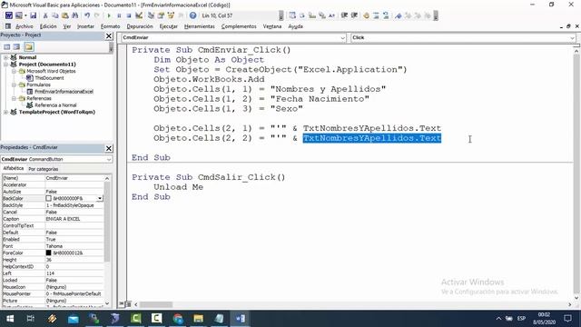 Visual Basic en WORD 04 - Abrir un Excel CODIGO FUENTE GRATIS смотреть онлайн
