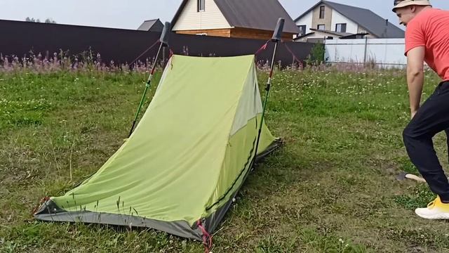 Northland Cliff 2. Обзор ультралегкой палатки из Спортмастера. смотреть онлайн