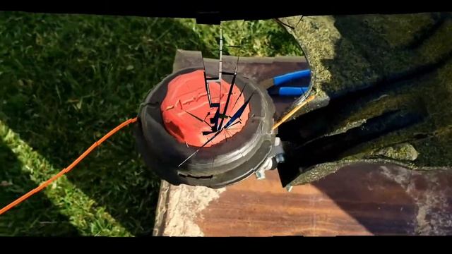 How to Re string a Craftsman Weed Eater Weed Whacker Gas 30 cc in 60 seconds смотреть онлайн