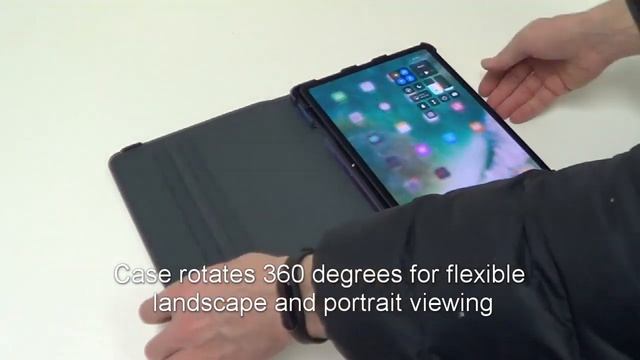 Fintie Rotating Case with Built in Apple Pencil Holder for iPad Pro 11" 2018 смотреть онлайн