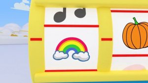 Учим цвета и цифры -  Мини гольф  - Динозаврик Дино и дети