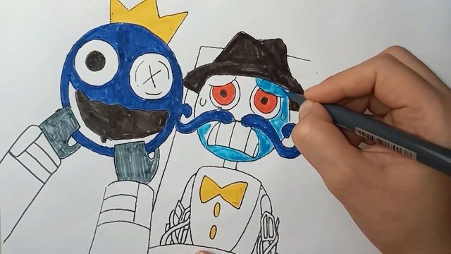 Create Colorful Rainbow Friends with Daddy Long Legs, Find Out What Happens Next! смотреть онлайн