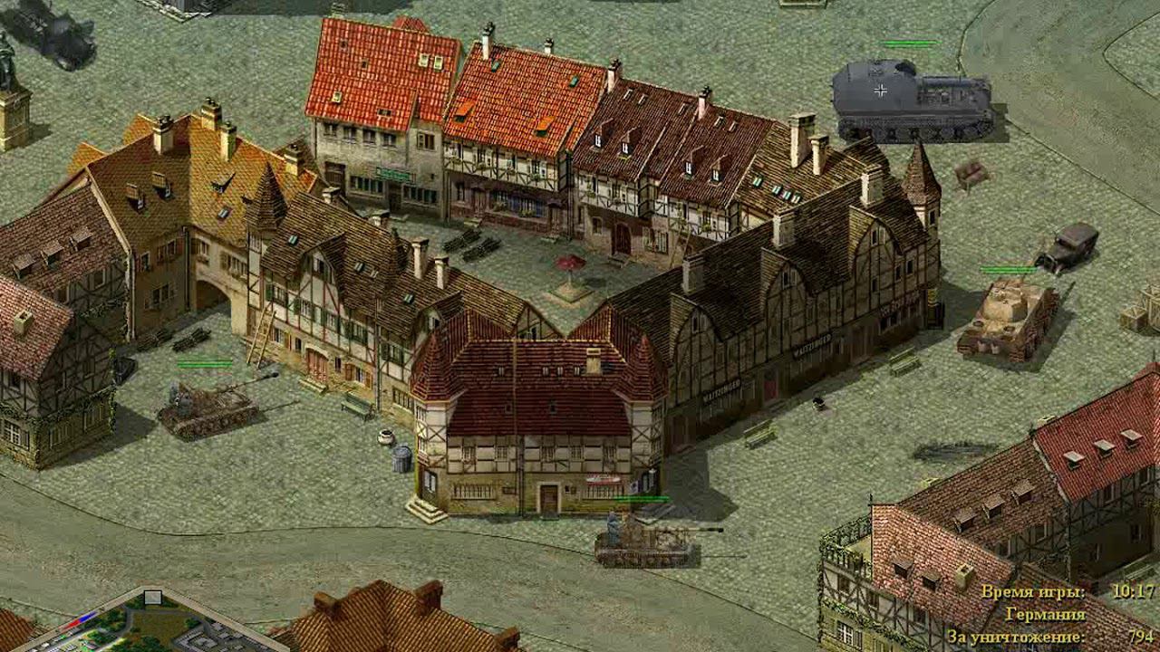 Блицкриг 1:Танковый режим по очкам(Сетевая игра с Голосом) смотреть онлайн