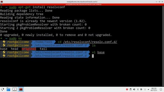 Setting resolvconf KDE Neon Ubuntu 20.04 LTS смотреть онлайн