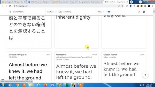 How to Add Custom Fonts to Google Slides/Google Docs