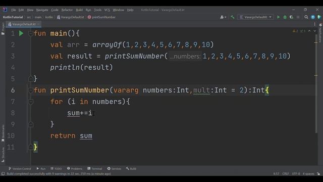 #16Kotlin - Vararg & Default Values in Kotlin || Kotlin Tutorial for Beginners || Complete Playlist смотреть онлайн