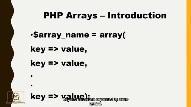 PHP Arrays - Introduction | PHP | BitOxygen Academy смотреть онлайн