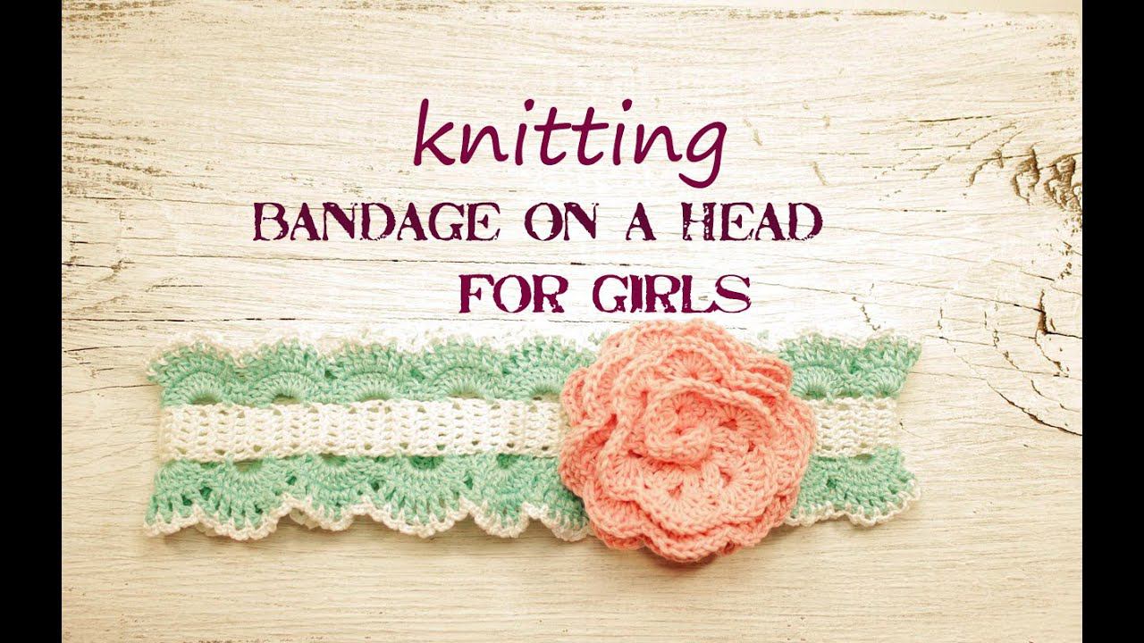 ⭐ Повязка на голову для девочки крючком #Bandage on a head for girls смотреть онлайн
