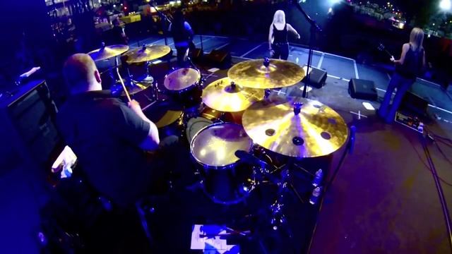 Chris Sutherland Drum Cam - High Road Easy - Sass Jordan Live 2013 смотреть онлайн