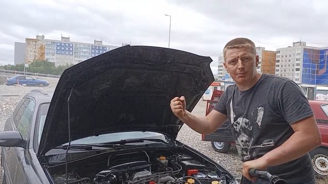 Мойка двигателя. Основные правила. Моем мотор на Субару Аутбек. смотреть онлайн
