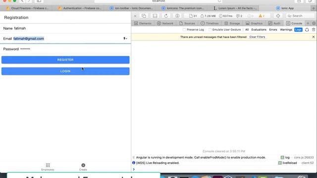 20 Ionic & Firebase manage users смотреть онлайн