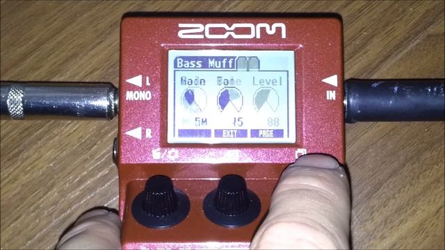 Doom/Stoner Patch - Zoom MS-60B MultiStomp Bass Guitar Pedal
