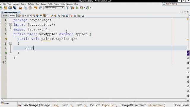 JAVA APPLET SIMPLE APPLET PROGRAM смотреть онлайн