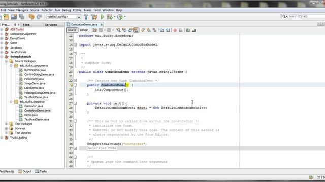 Bài 14 Java Swing Combobox 1 смотреть онлайн
