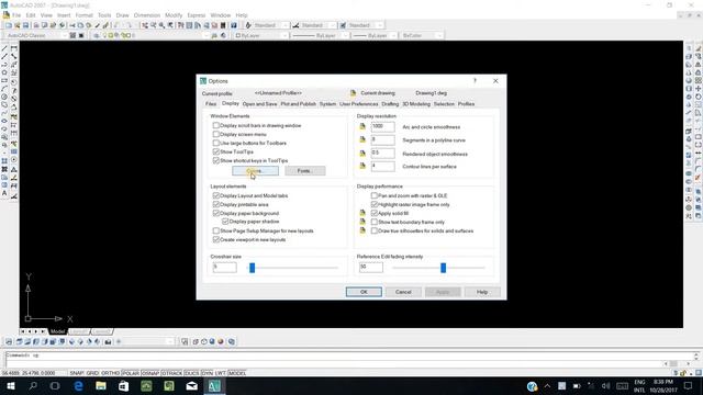 AutoCad 2007 Tutorial How to change the background colour (In Bangla) смотреть онлайн