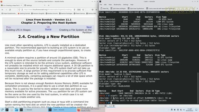 2. Preparing the Host System - LFS 11.1 смотреть онлайн