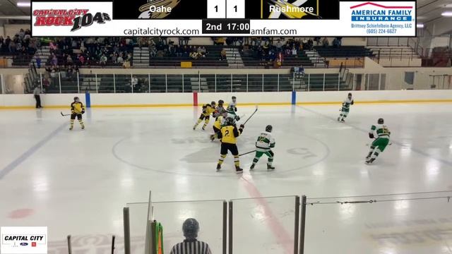 Oahe Capitals vs. Rushmore Thunder Boys Hockey (1/21/24) смотреть онлайн