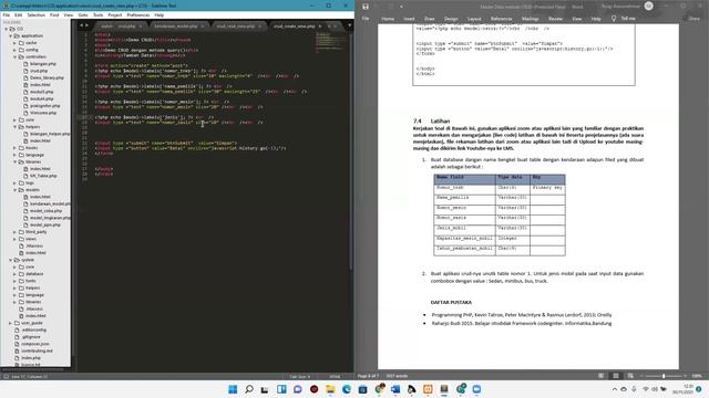 LIVE CODING - Modul 7.4 : Master Data metode CRUD смотреть онлайн