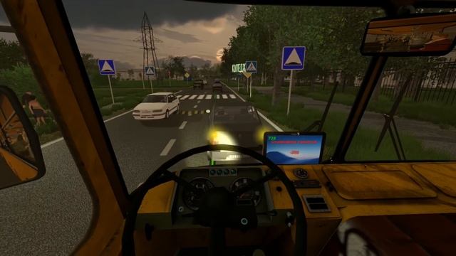 ВЕЧЕРНЯЯ ПОЕЗДКА | Bus Driver Simulator 2018 смотреть онлайн