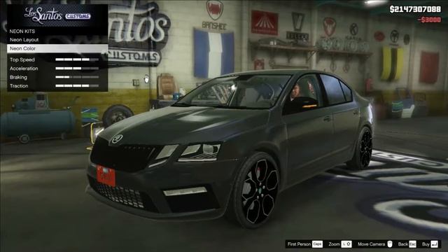 لن تصدقو ان سيارة السكودا اوكتافيا موجودة في جراند5 skoda octavia gta5 смотреть онлайн