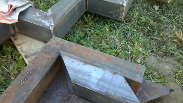 каркас крыльца из профильной трубы смотреть онлайн