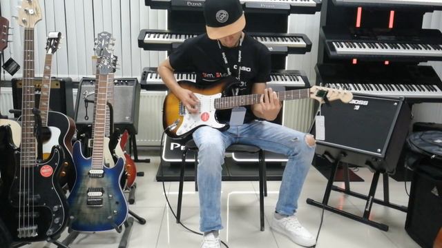 FENDER SQUIER BULLET STRATOCASTER HSS SB обзор смотреть онлайн
