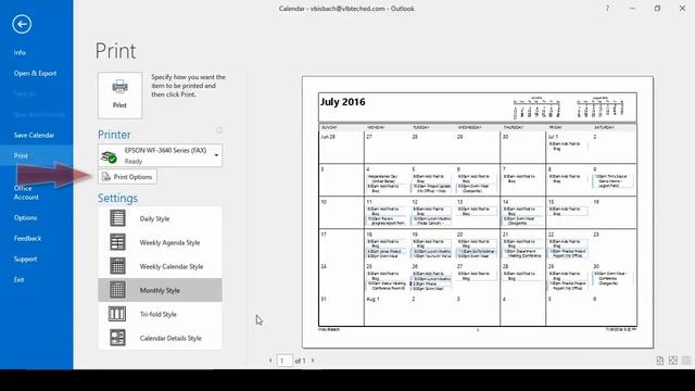Outlook Blank Calendar смотреть онлайн