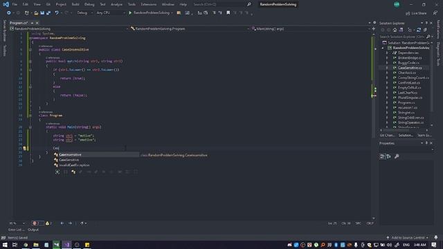 C# Problem Solving #20: Case Insensitive Comparison смотреть онлайн