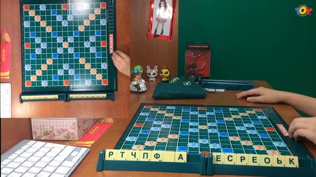 Интересная настольная игра Scrabble от Mattel - обзор от Анны и победитель конкурса! смотреть онлайн