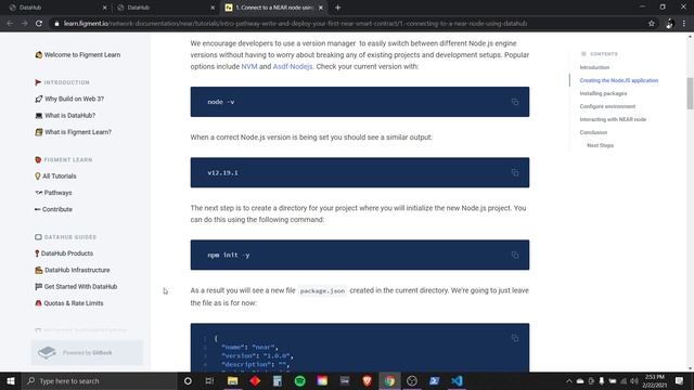 NEAR Learn Pathway Tutorial #1 - Connect to a NEAR node using DataHub смотреть онлайн