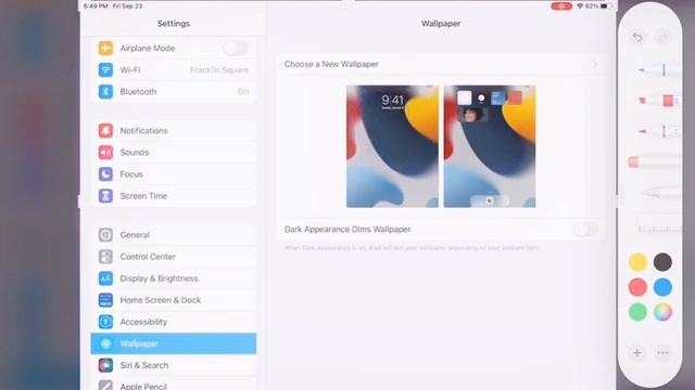 How to put custom wallpaper on iPad смотреть онлайн