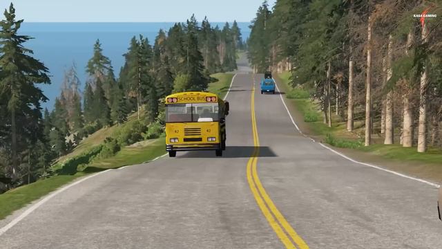 Testing Real School Bus Accidents on BeamNG Drive смотреть онлайн