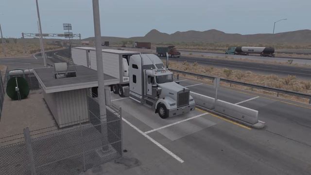 American Truck Simulator. Тракер с нуля. Рейс Холбрук-Окснард. смотреть онлайн