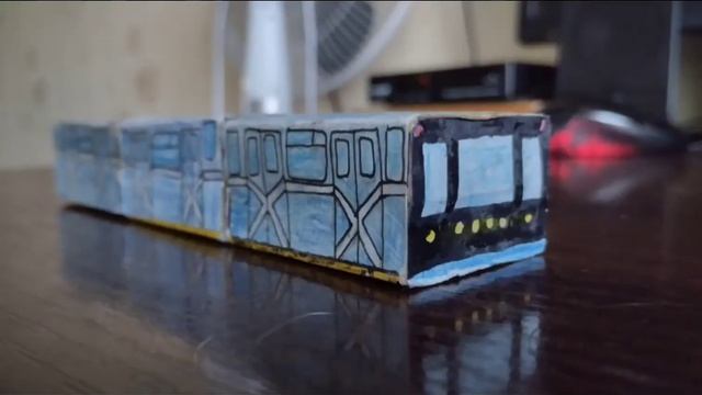 Мой состав 81-717.5 из коробков спичек смотреть онлайн