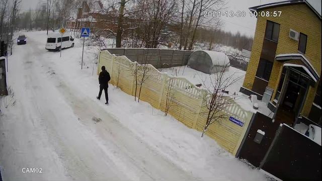 Уличная цилиндрическая камера AMW-2MIR-20W/2.8 Pro Днем, матрица SONY смотреть онлайн