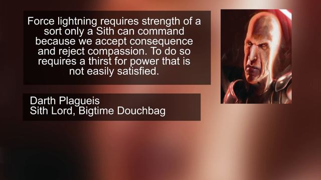 Why Can't Jedi use Force Lightning? смотреть онлайн