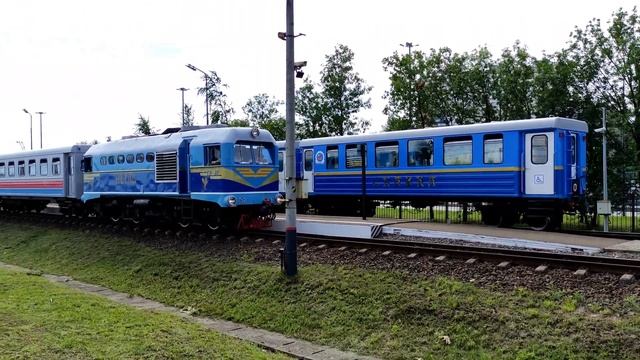 Узкоколейные тепловозы ТУ2-167 "Пегас" и ТУ10-030, рзд. Юный, г. СПб, 27.07.2023г.(4K UHD) смотреть онлайн